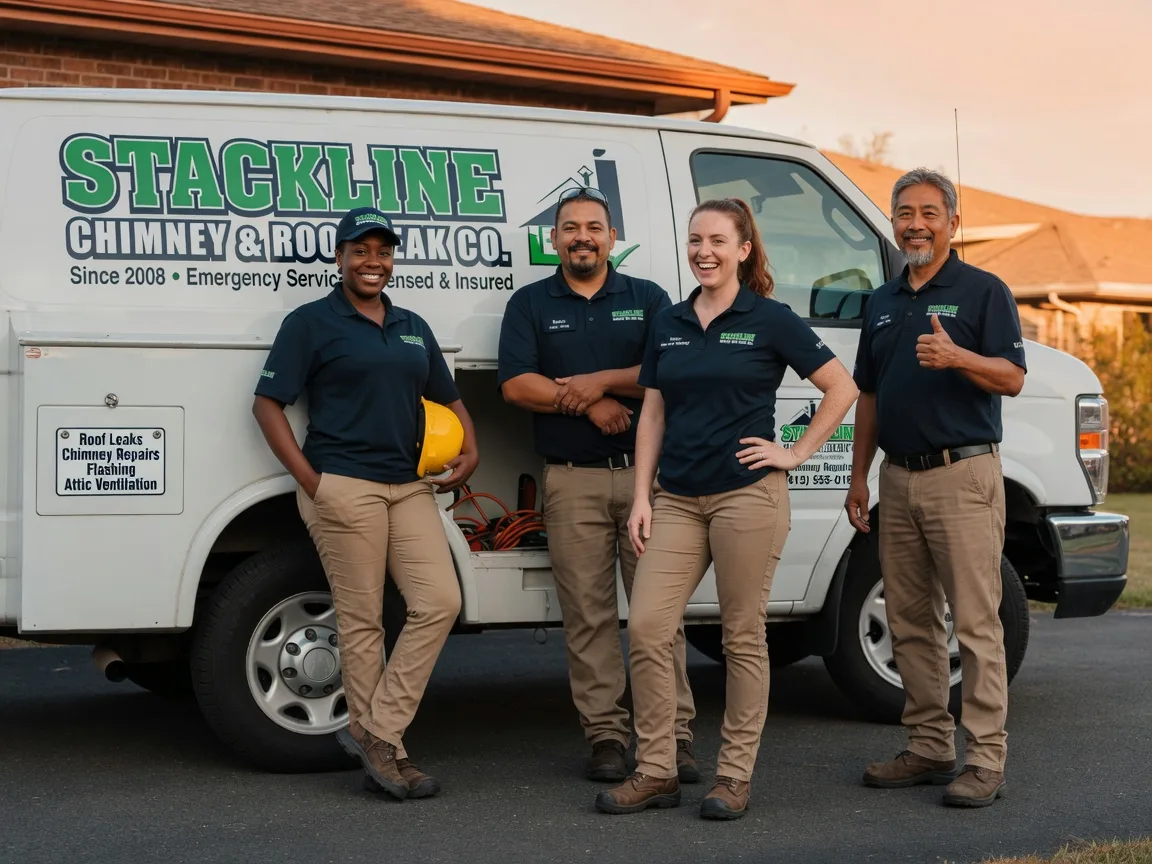 Chimney flashing repair company in Talco, TX